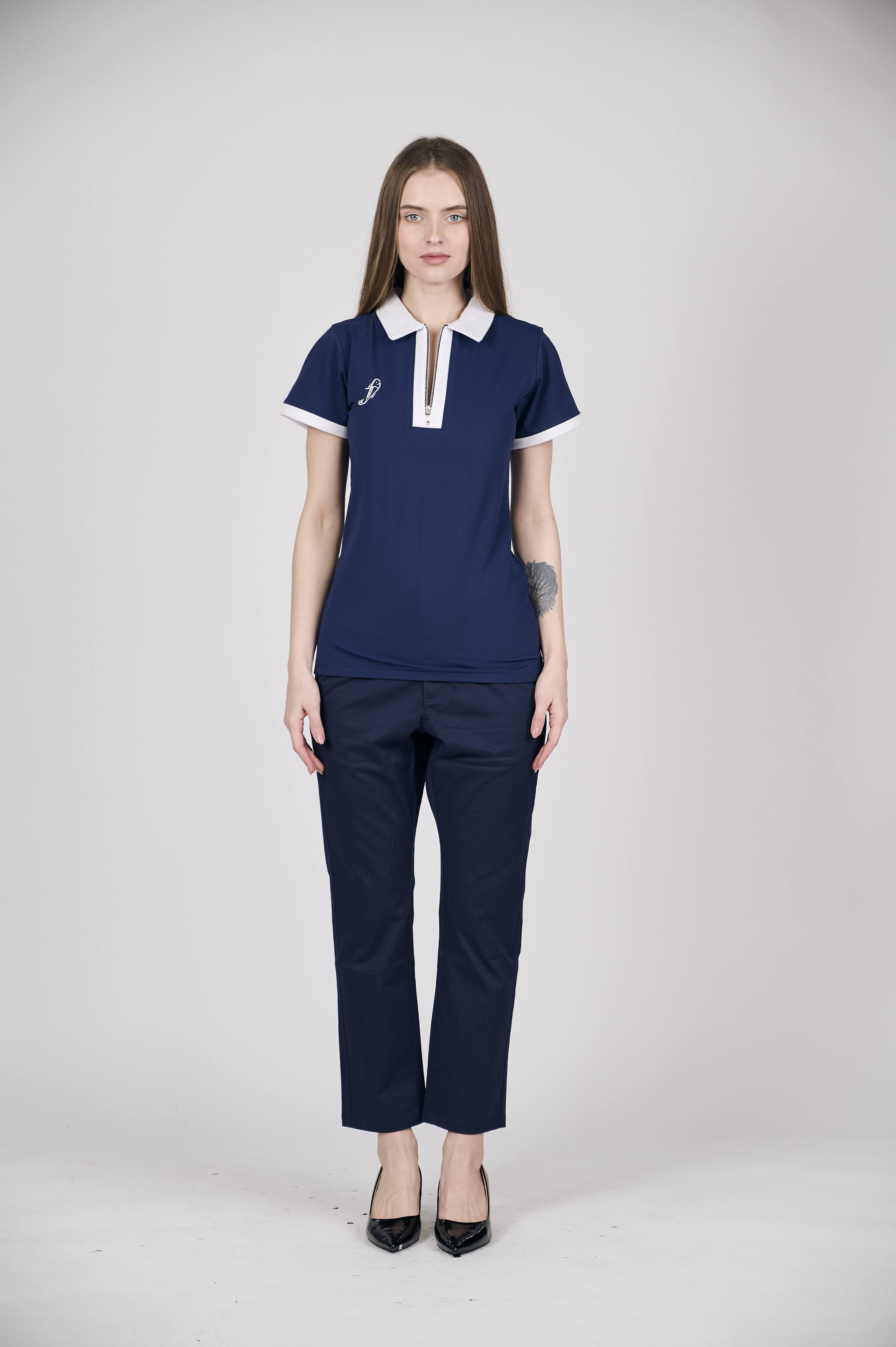 Navy Blue Polo T-shirt