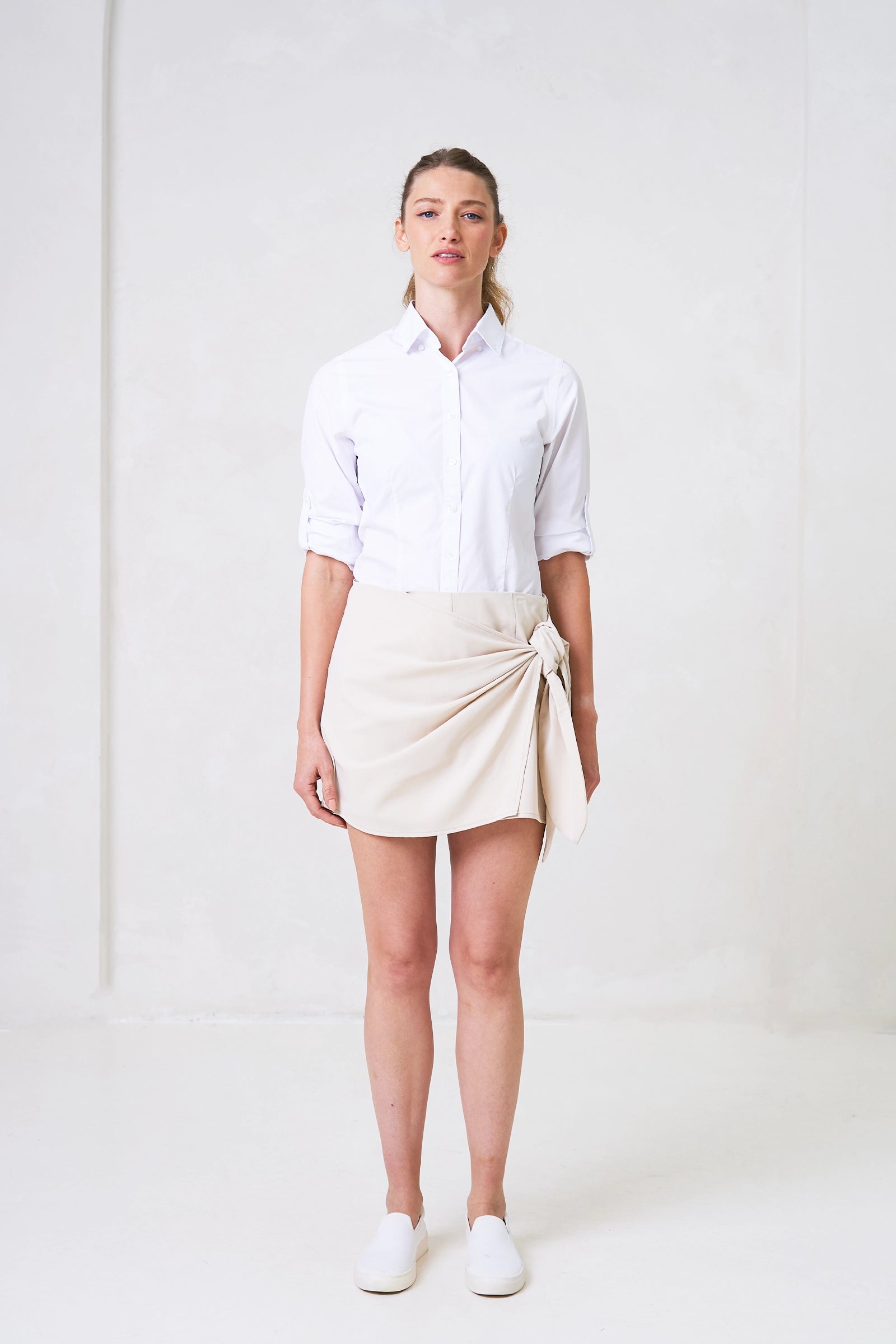 Women's Light Tone Wrap Skort
