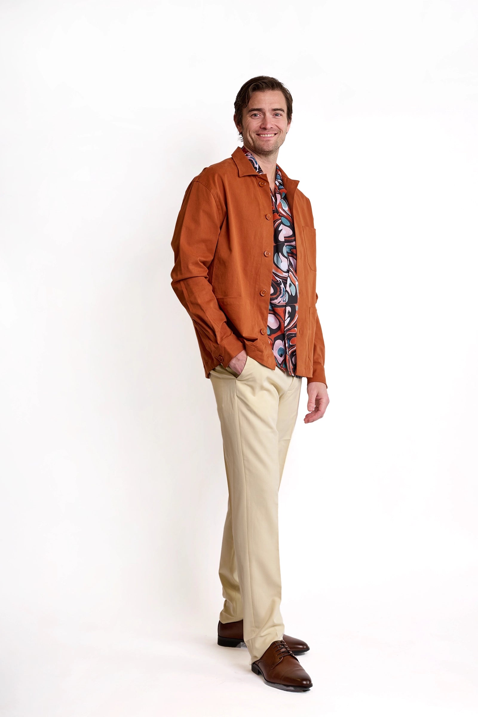 Rust Casual Chore Jacket