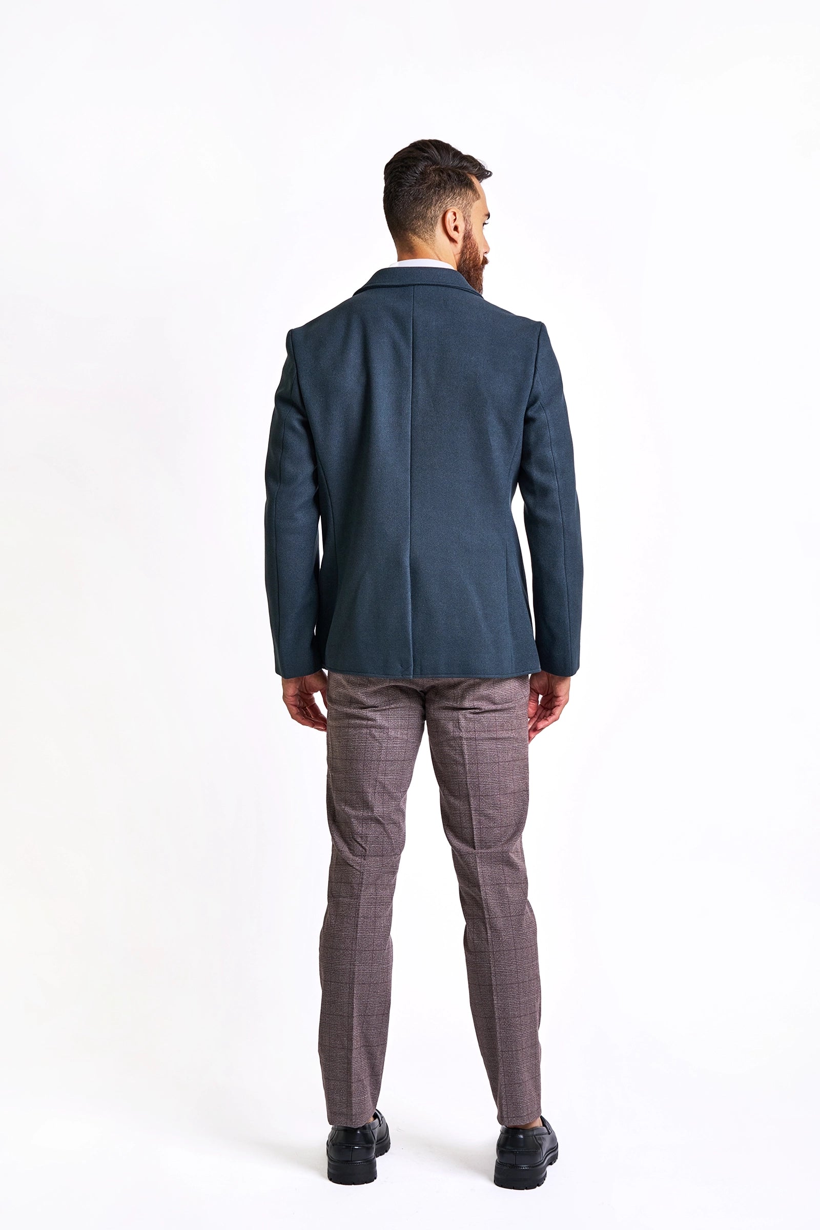 Men's Classic Double-Breasted Wool Coat