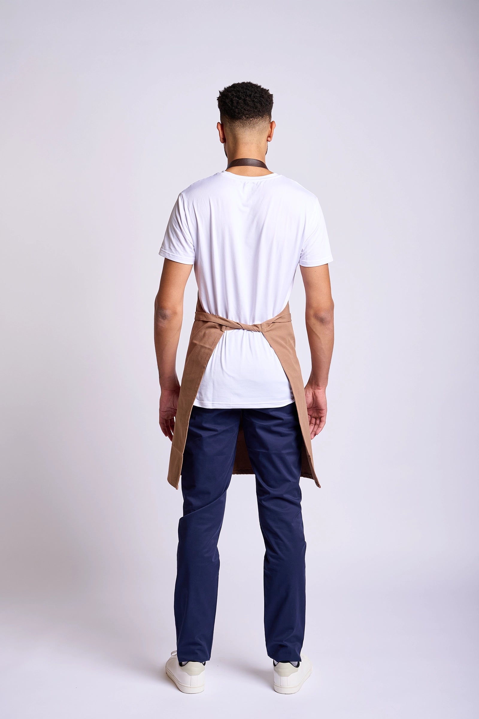 Brown Canvas Bib Apron