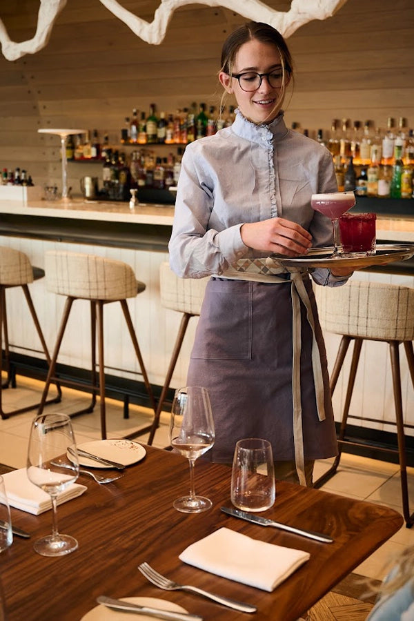 Elegant Ruffled High-Neck Shirt