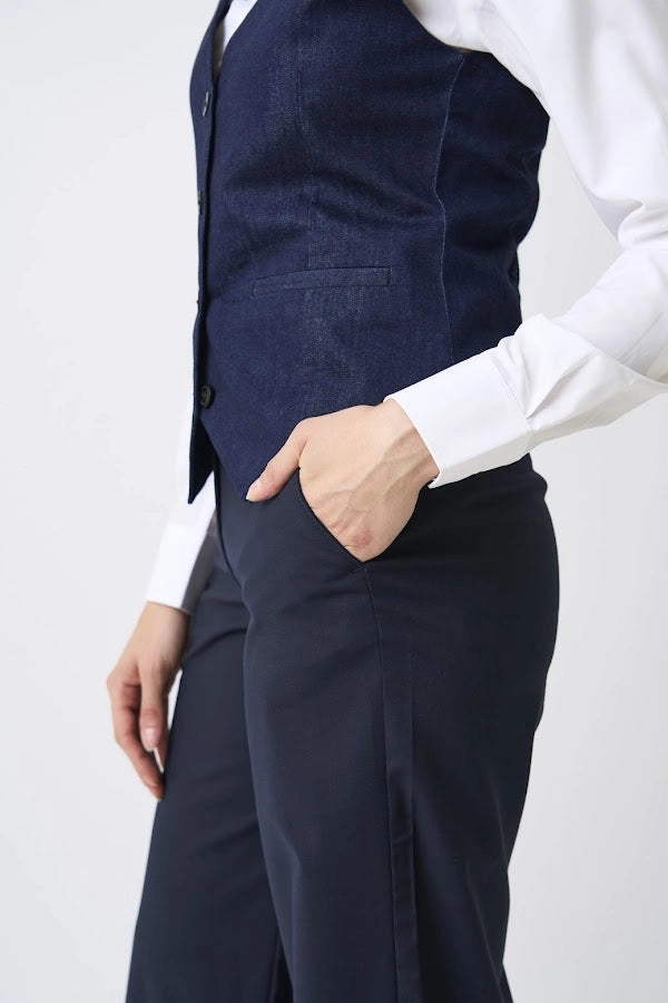 Tailored Flared Workwear Pants
