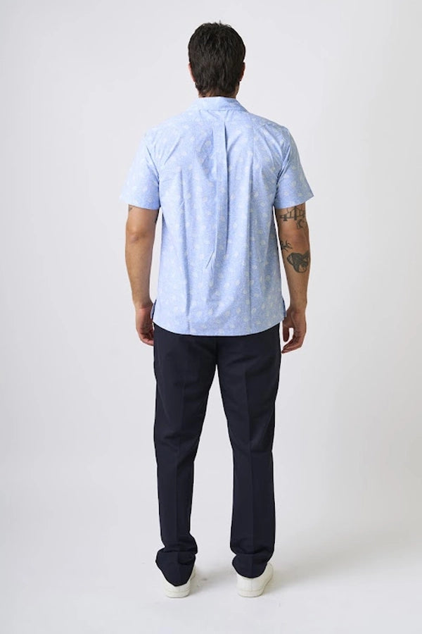 Men’s Printed Camp Collar Shirt