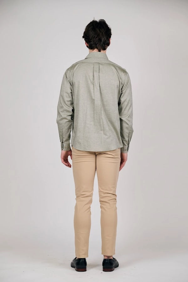 Classic Grey Textured Shirt