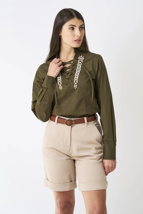 Women’s Tailored Turn-Up Shorts