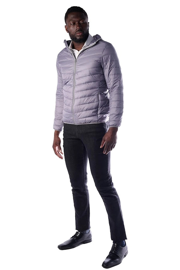 Lightweight Quilted Hooded Jacket