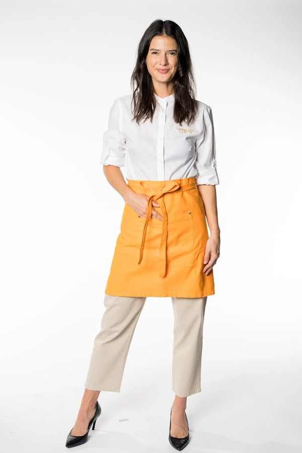 Vibrant Orange Waist Apron
