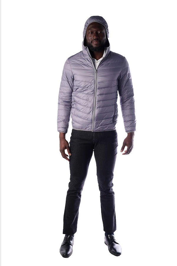 Lightweight Quilted Hooded Jacket