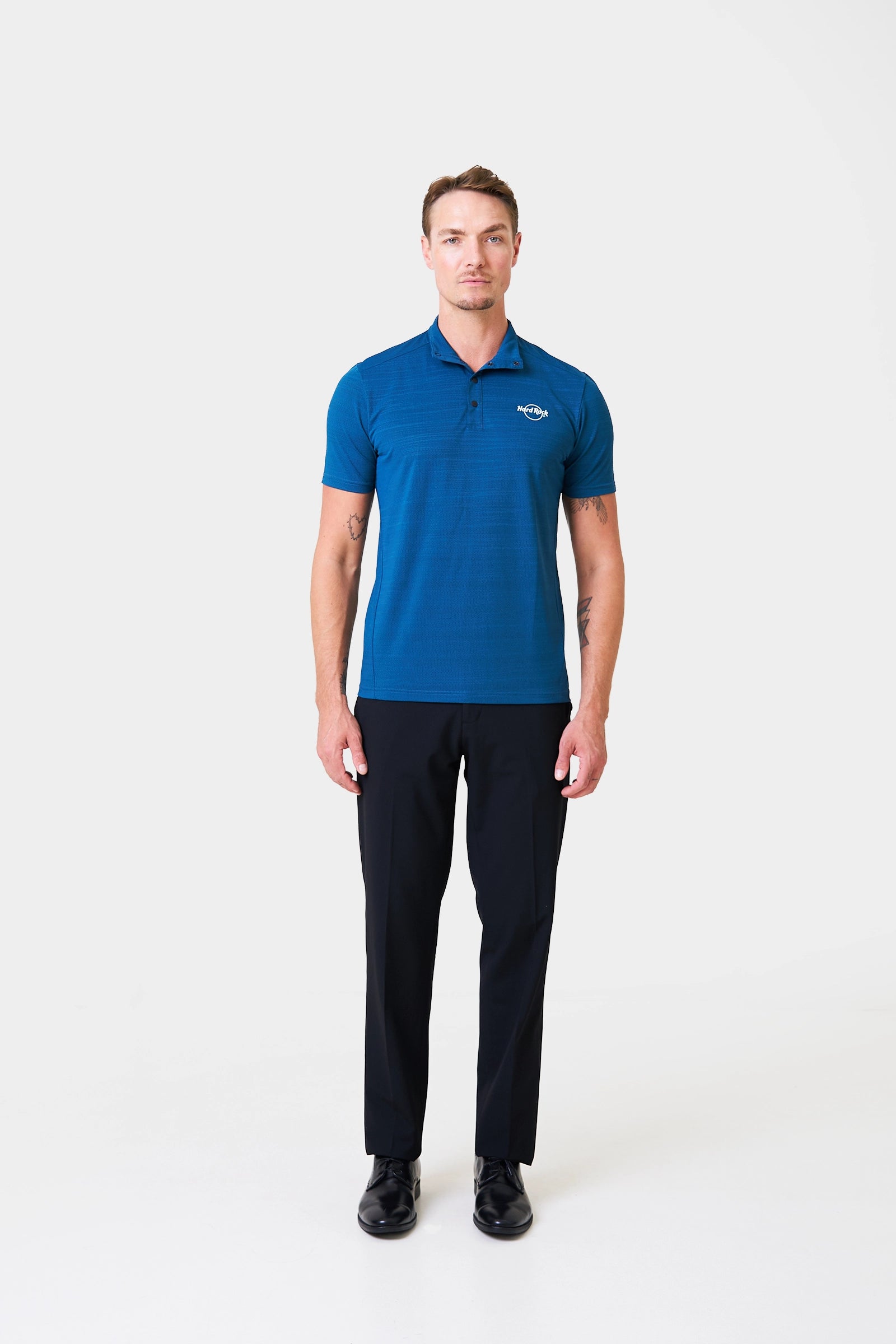 Men's Black Suiting Trousers with Adjustable Waist