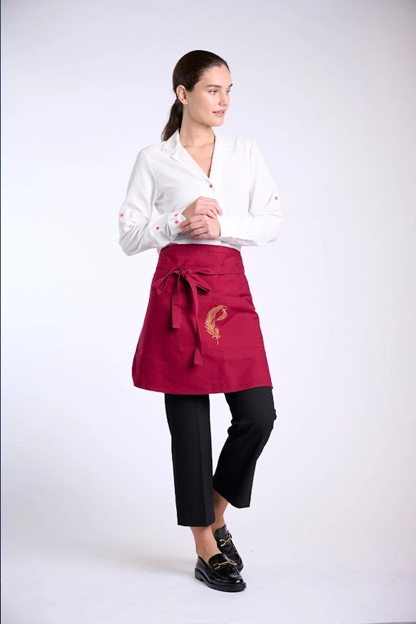Crimson Waist Apron