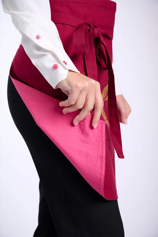 Crimson Waist Apron