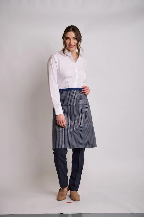 Classic Pinstripe Waist Apron