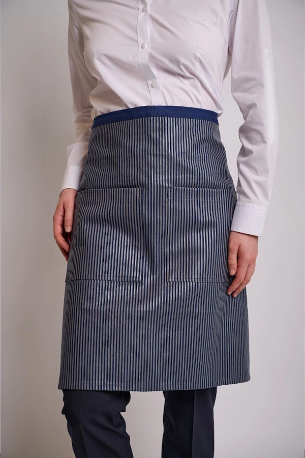 Classic Pinstripe Waist Apron