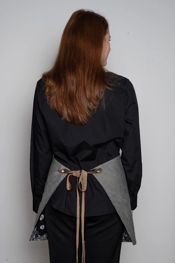 Classic Gray Waist Apron