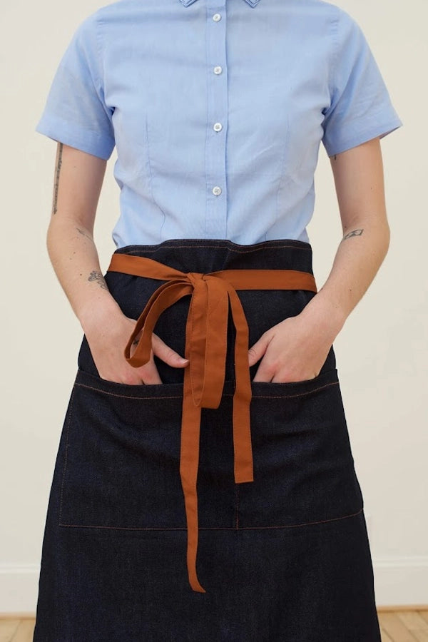 Modern Denim Waist Apron