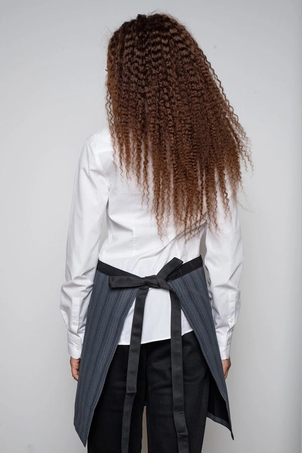 Professional Pinstripe Waist Apron