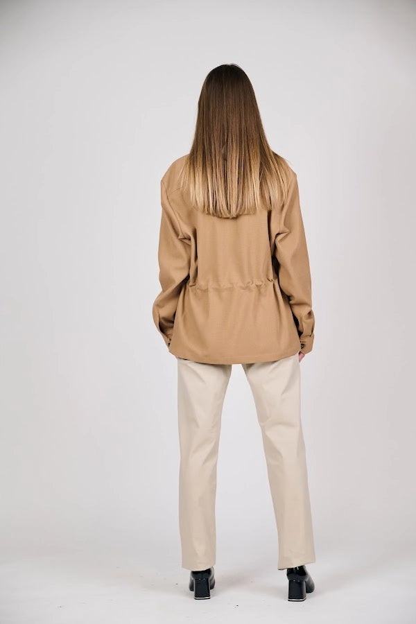 Drawstring Waist Jacket