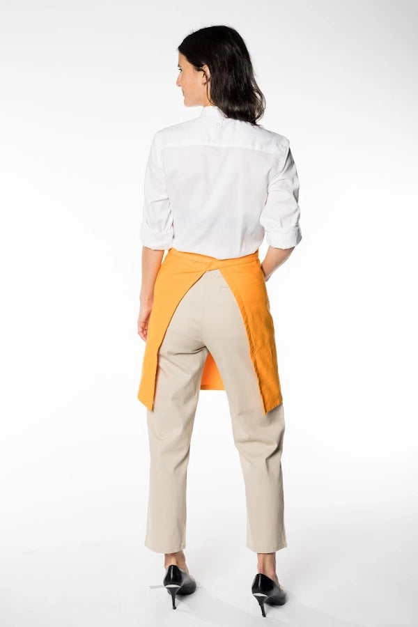 Vibrant Orange Waist Apron