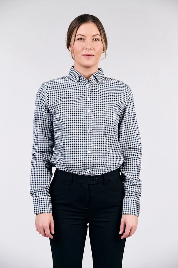 Classic Gingham Checkered Long Sleeve Shirt