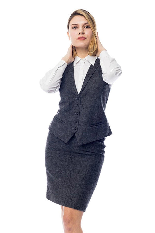 Elegant High-Waisted Pencil Skirt