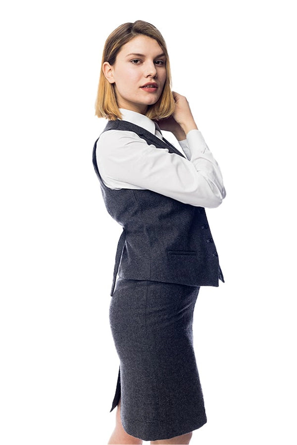 Elegant High-Waisted Pencil Skirt