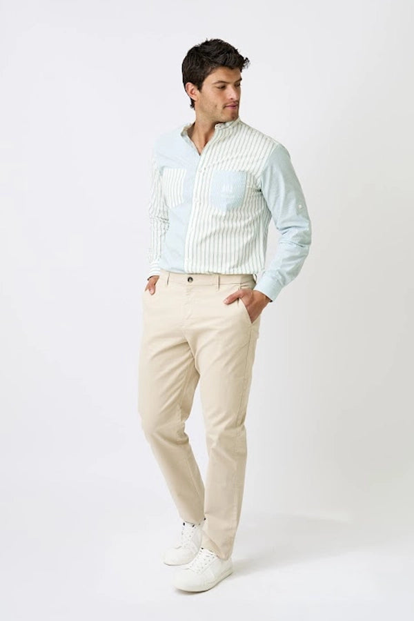 Men’s Dual-Stripe Long Sleeve Shirt