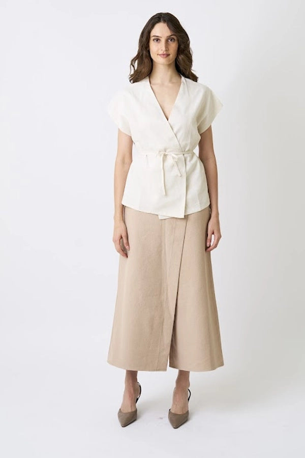 Women’s Wrap-Front Top