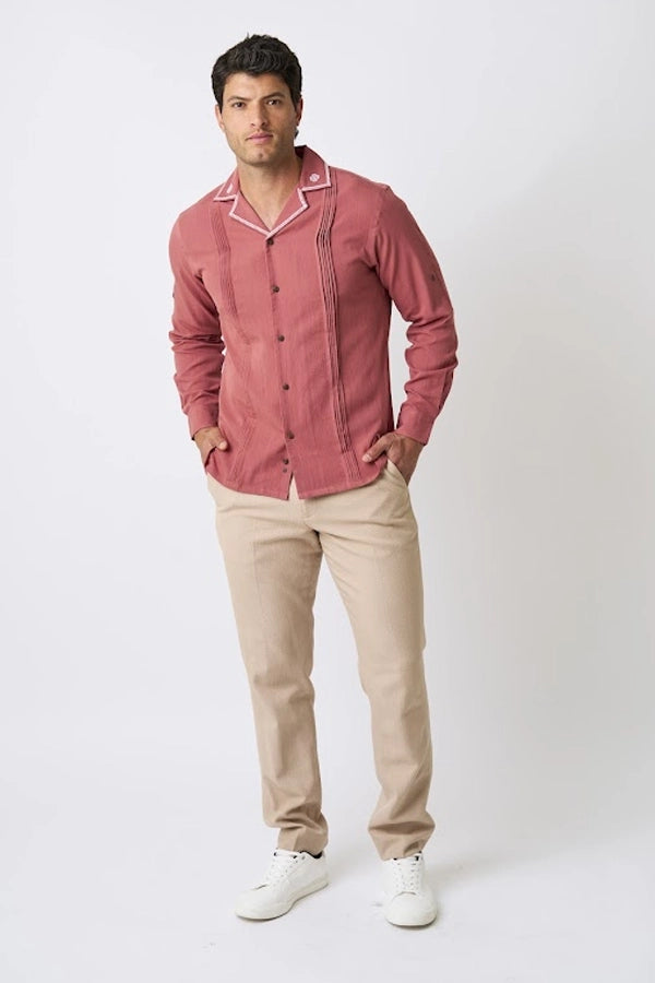 Men’s Long Sleeve Resort-Inspired Shirt