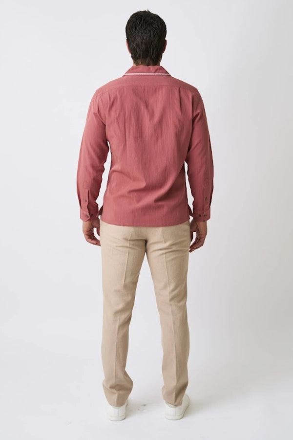 Men’s Long Sleeve Resort-Inspired Shirt