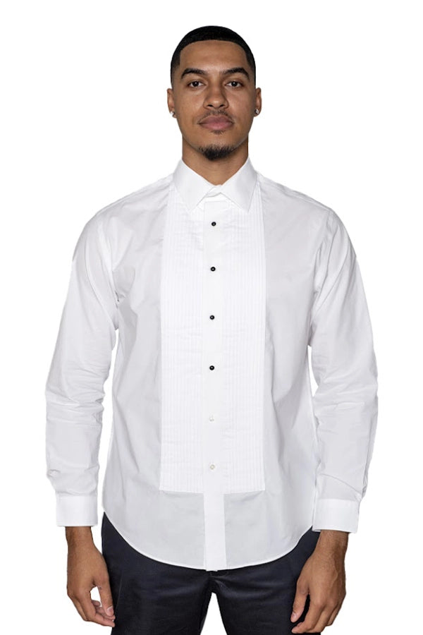 Classic White Tuxedo Shirt
