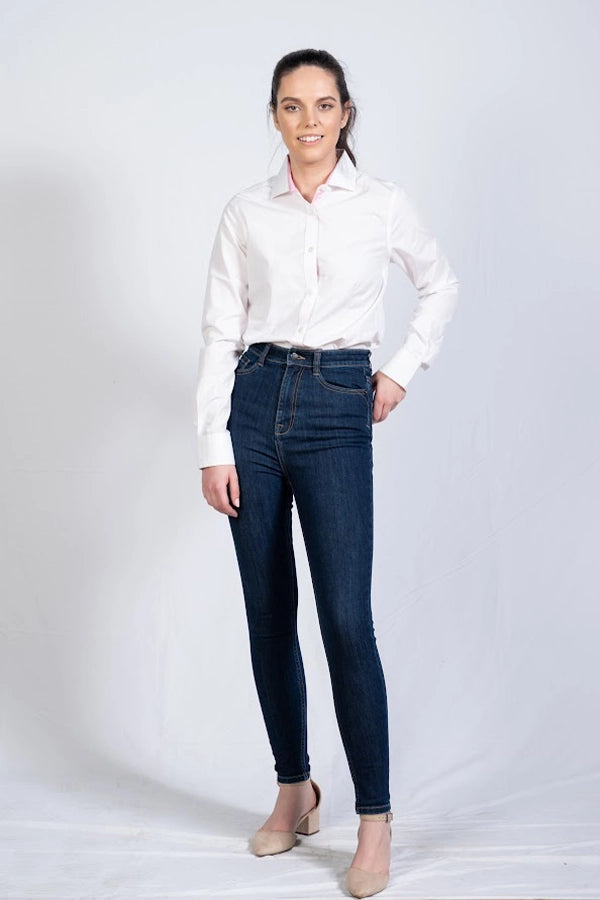 Classic White Long-Sleeve Shirt