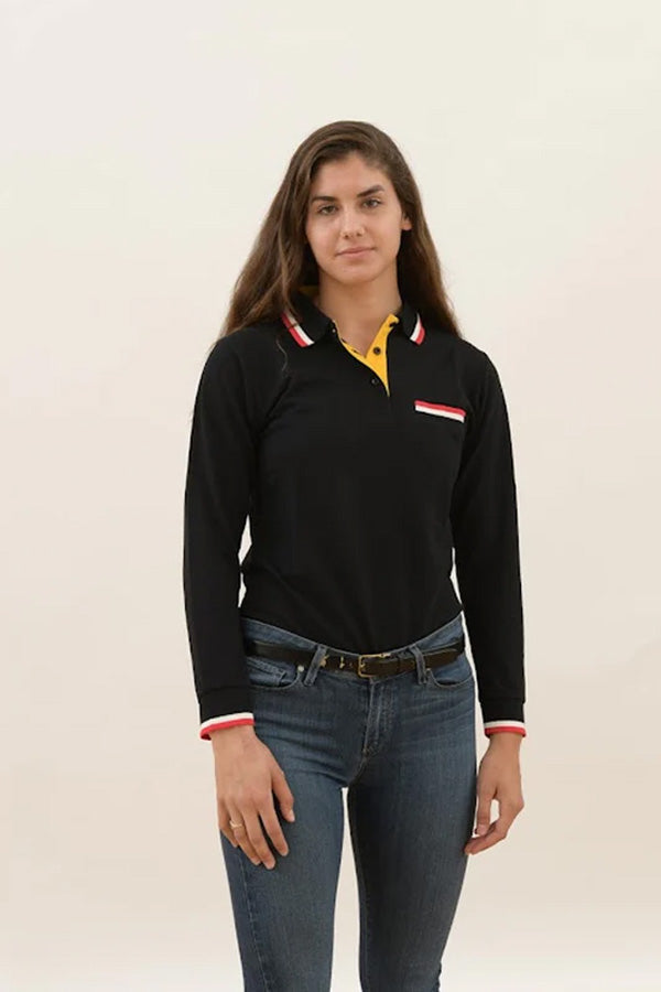 Women's Soft Yellow Polo T-Shirt