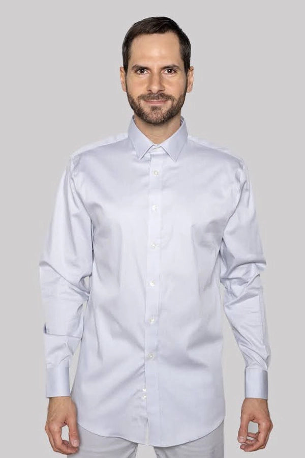 Men's Classic Light Blue Dress Shirt