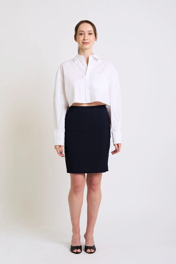 Classic Black Pencil Skirt