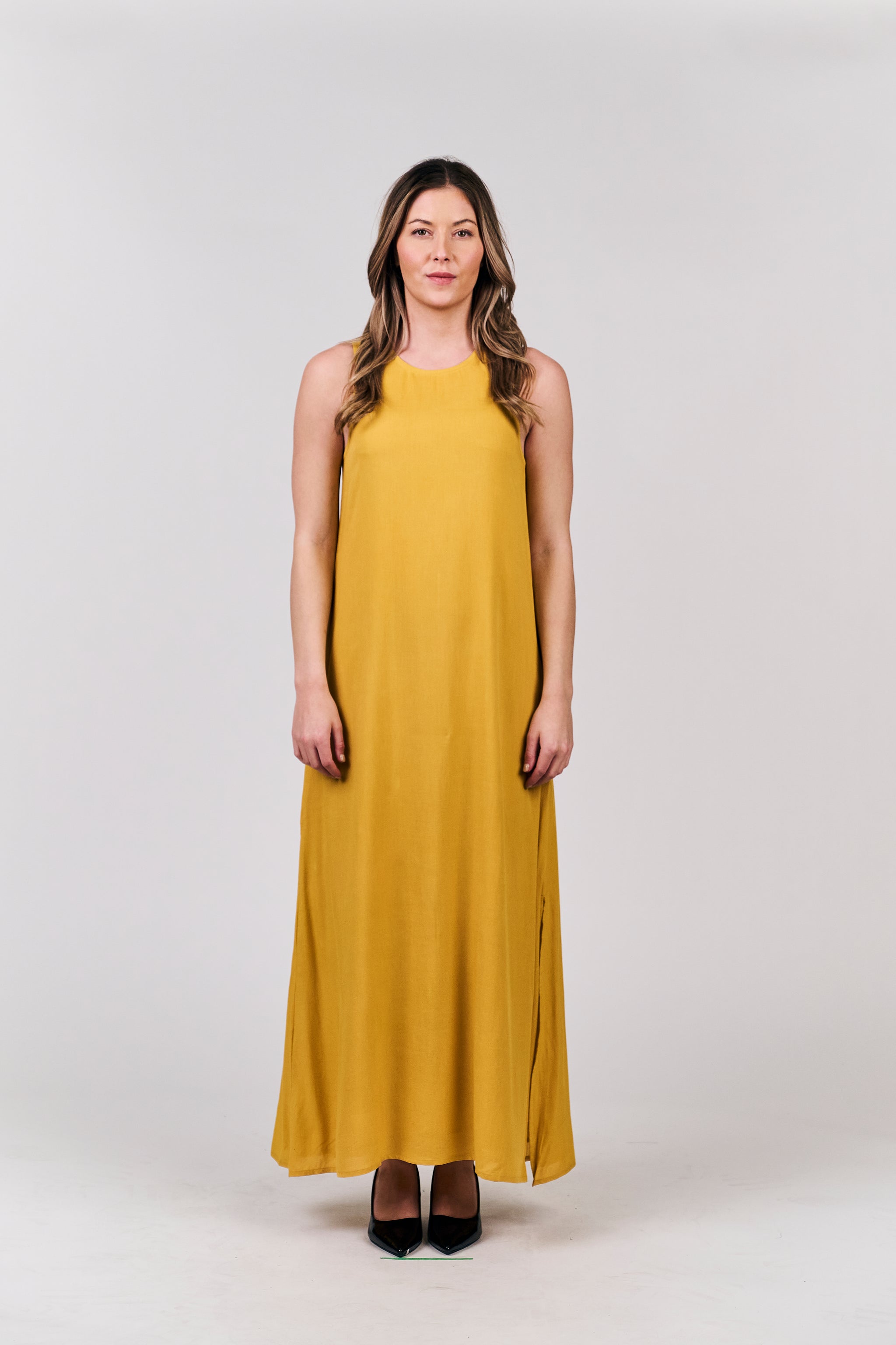 Mustard Yellow Maxi Dress