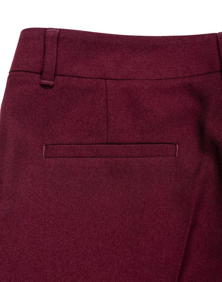 Burgundy Women's Suit Trousers - Kloth Studio Inc. - klothstudio.com