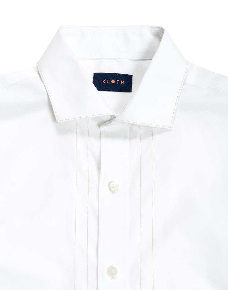 White Collared Shirt - Kloth Studio Inc. - klothstudio.com