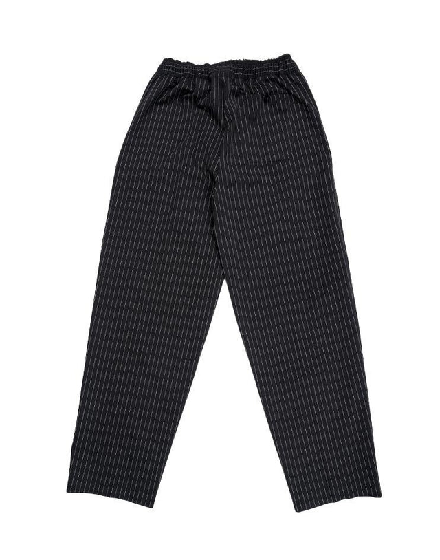 Black and White Pin Stripped Chef Trousers - Kloth Studio Inc. - klothstudio.com