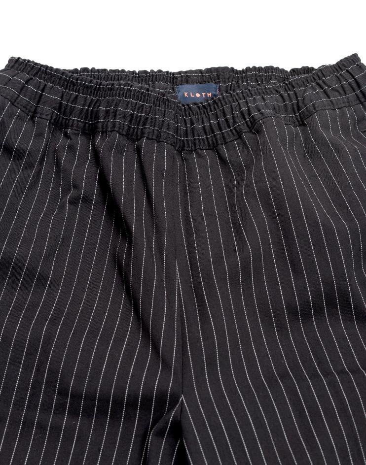 Black and White Pin Stripped Chef Trousers - Kloth Studio Inc. - klothstudio.com