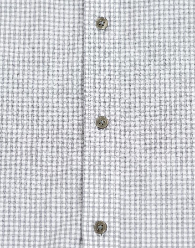 Grey and White Checkered Shirt - Kloth Studio Inc. - klothstudio.com