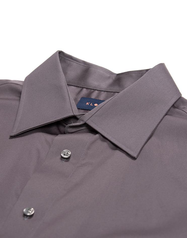 Men’s Classic Grey Dress Shirt - Kloth Studio Inc. - klothstudio.com