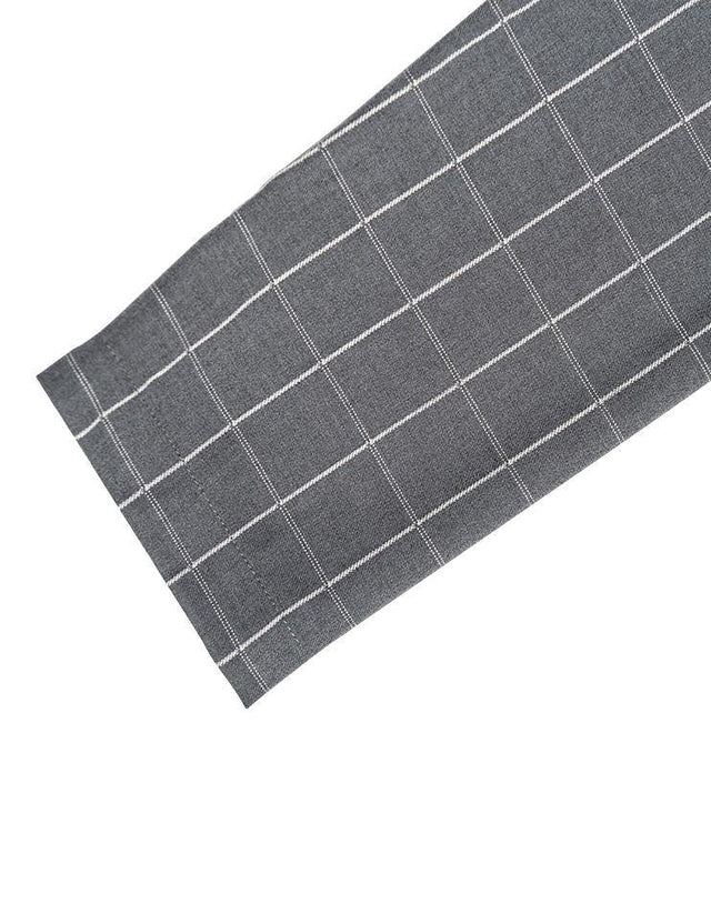 Grey Striped Tie Dress - Kloth Studio Inc. - klothstudio.com