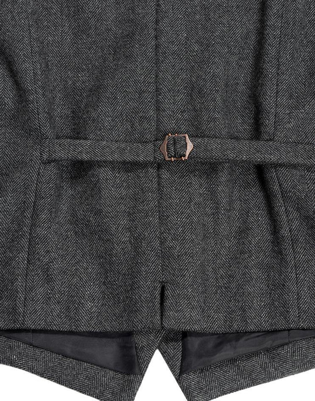 Grey Tweed Vest - Kloth Studio Inc. - klothstudio.com