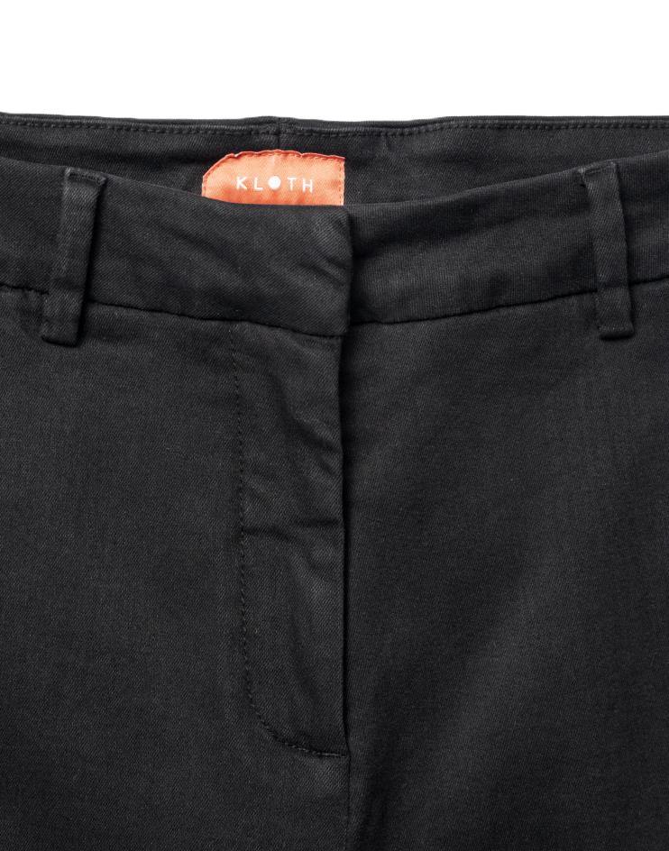 Black Chino Trousers - Kloth Studio Inc. - klothstudio.com