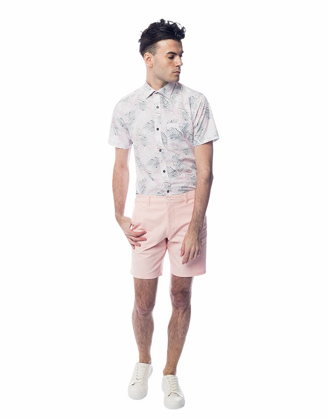 Men's Pink Chino Shorts