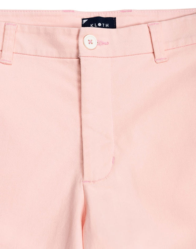 Men's Pink Chino Shorts