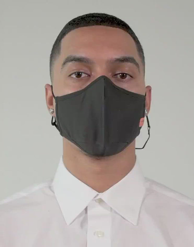 Men's Anti-Viral High Performance Face Mask in Black (Pack of 3)